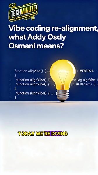 Vibe Coding expectation re-alignment? What Addy Osmani means?