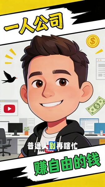 Dan一人公司，'赚自由的钱'