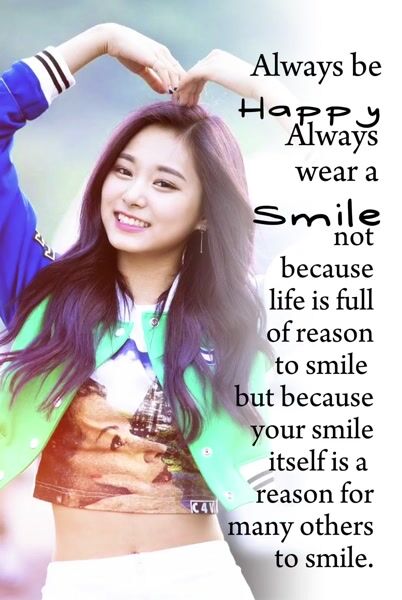 Always wear a smile 